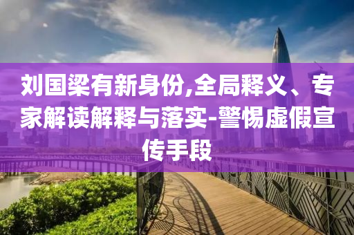 劉國梁有新身份,全局釋義、專家解讀解釋與落實(shí)-警惕虛假宣傳手段