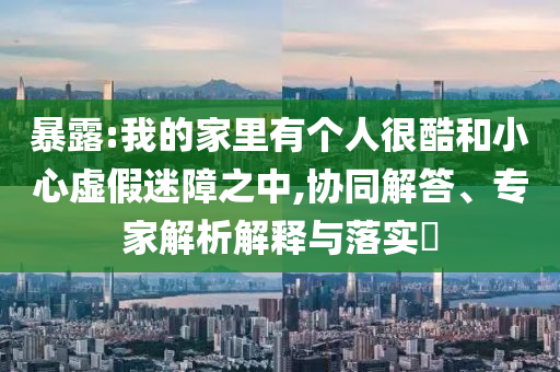 暴露:我的家里有個人很酷和小心虛假迷障之中,協(xié)同解答、專家解析解釋與落實(shí)?