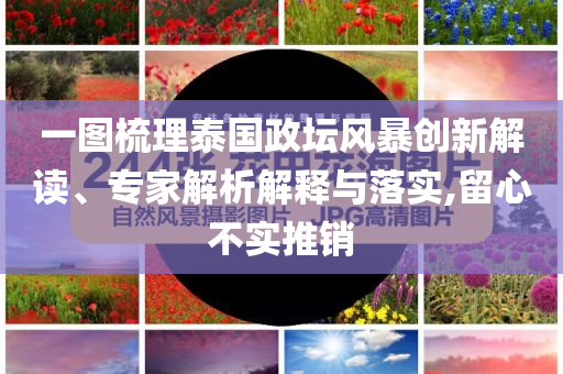一圖梳理泰國政壇風(fēng)暴創(chuàng)新解讀、專家解析解釋與落實(shí),留心不實(shí)推銷