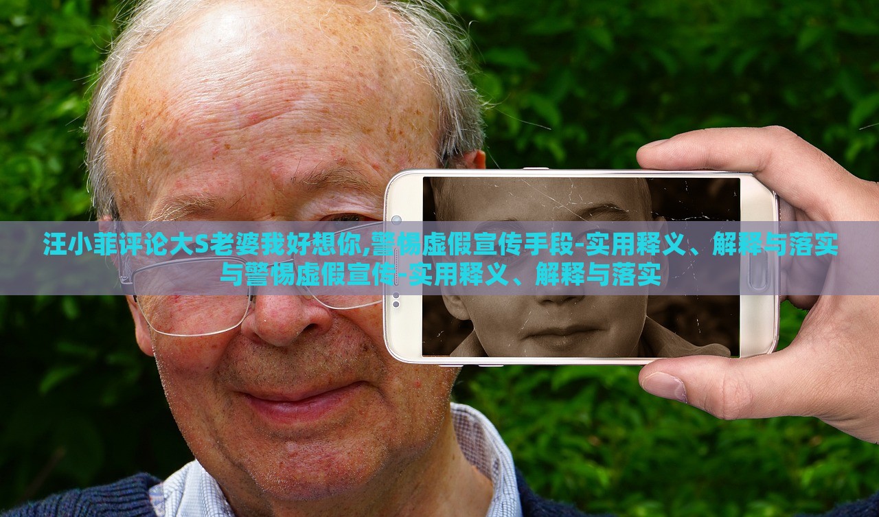 汪小菲评论大S老婆我好想你,警惕虚假宣传手段-实用释义、解释与落实与警惕虚假宣传-实用释义、解释与落实