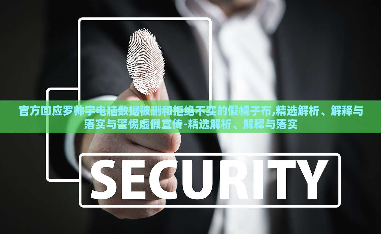官方回应罗帅宇电脑数据被删和拒绝不实的假幌子布,精选解析、解释与落实与警惕虚假宣传-精选解析、解释与落实