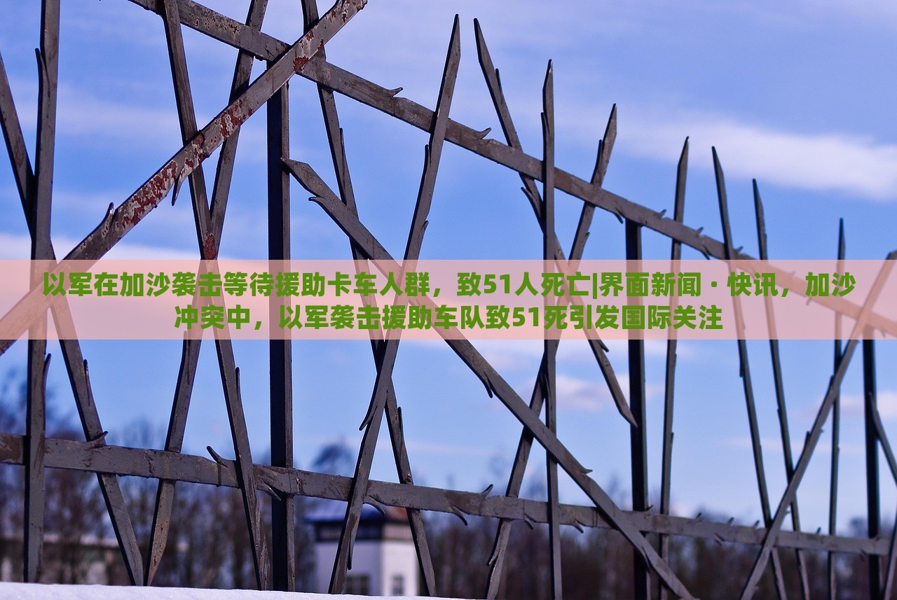 以军在加沙袭击等待援助卡车人群，致51人死亡|界面新闻 · 快讯，加沙冲突中，以军袭击援助车队致51死引发国际关注