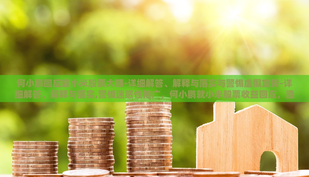 何小鹏回应靠小米股票大赚-详细解答、解释与落实与警惕虚假宣传-详细解答、解释与落实,警惕迷惑性推广，何小鹏就小米股票收益回应，澄清事实与防范虚假宣传